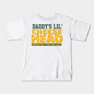 Daddy's little cheesehead Kids T-Shirt